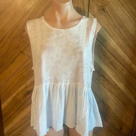 We The Free By Free People Medium Anytimeombre Babydoll Tank Top - Picture 3 of 8